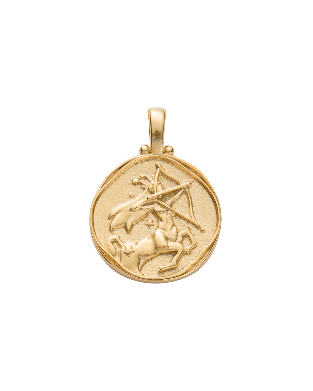 SAGITTARIUS ZODIAC (18K GOLD VERMEIL)