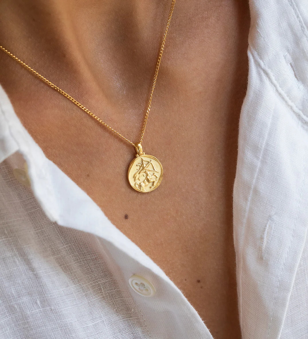 SAGITTARIUS ZODIAC (18K ROSE GOLD VERMEIL) - Image 2
