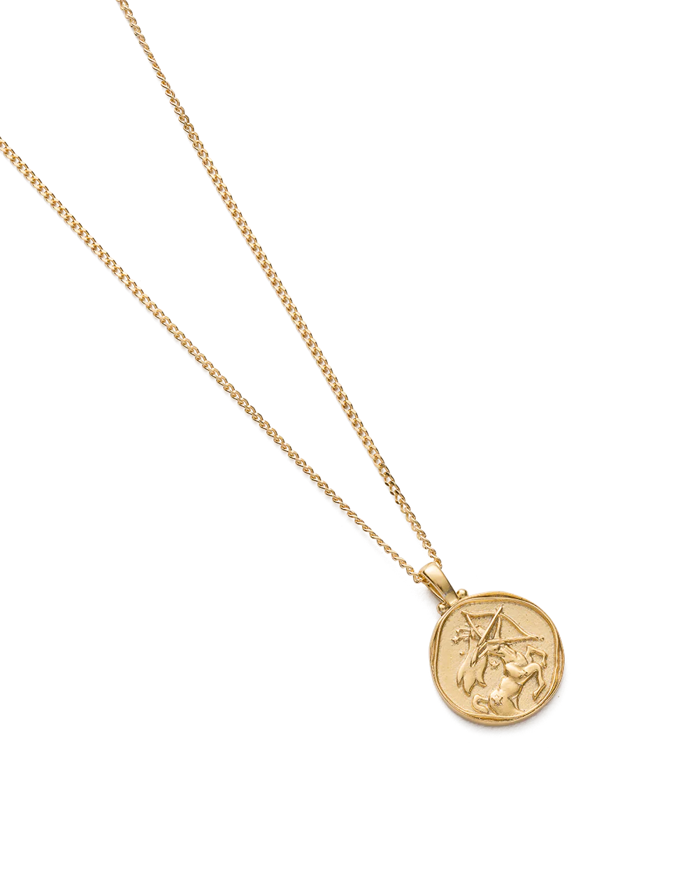 SAGITTARIUS ZODIAC NECKLACE (18K GOLD VERMEIL) - Image 4