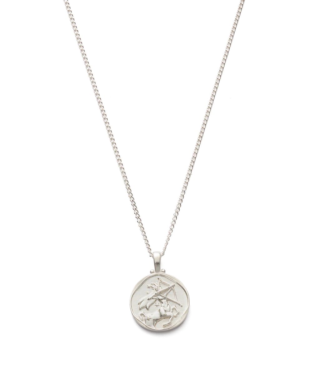 SAGITTARIUS ZODIAC NECKLACE (STERLING SILVER)