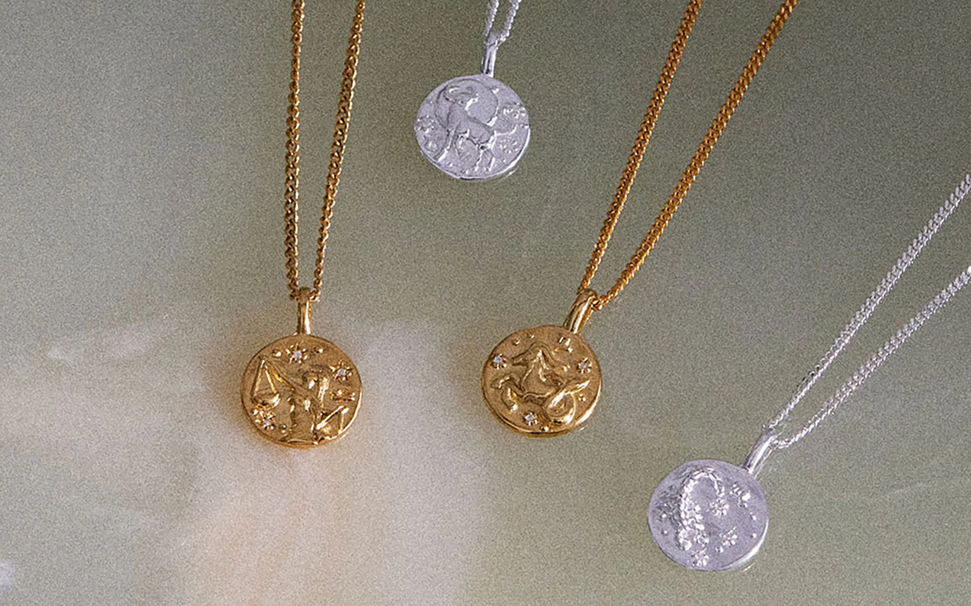 SCORPIO PETITE ZODIAC NECKLACE (STERLING SILVER) - Image 3