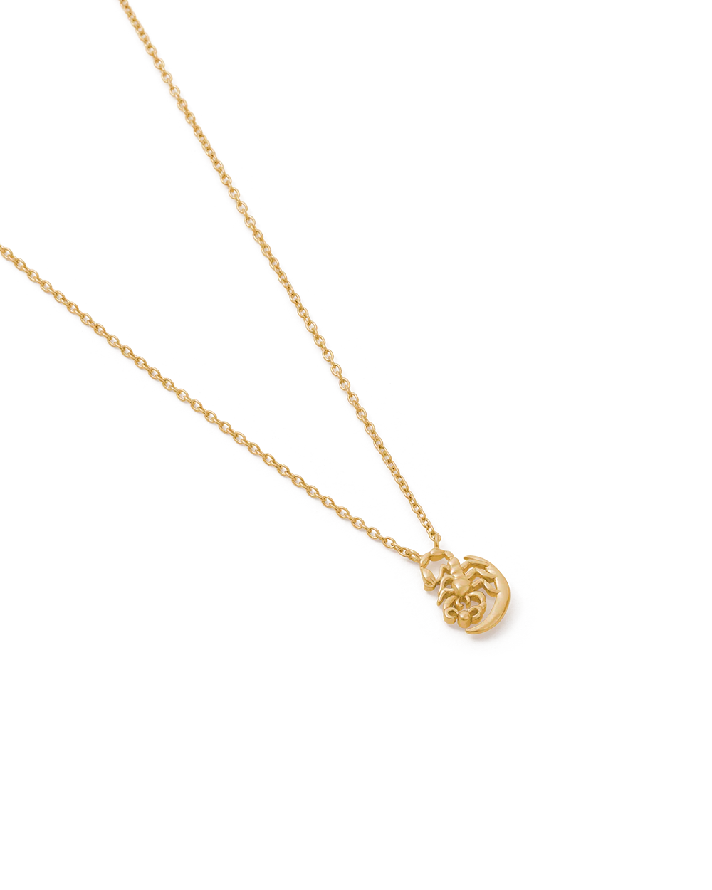 SCORPIO STAR SIGN NECKLACE (18K GOLD VERMEIL) - Image 4