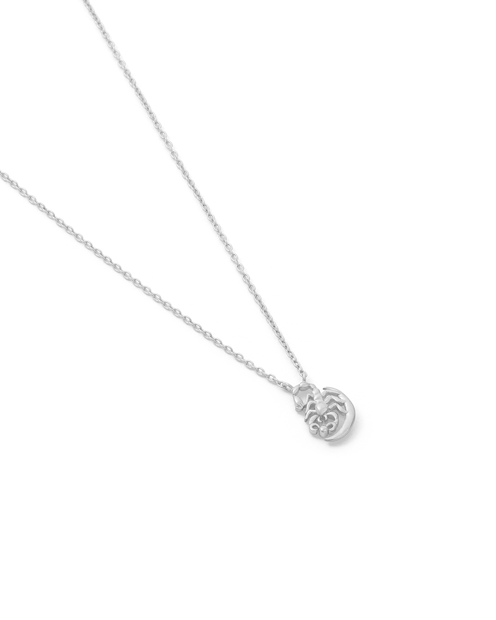 SCORPIO STAR SIGN NECKLACE (STERLING SILVER) - Image 4