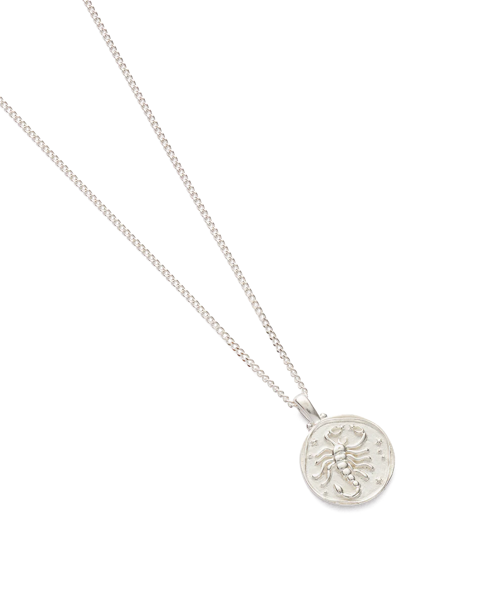 SCORPIO ZODIAC NECKLACE (STERLING SILVER) - Image 4
