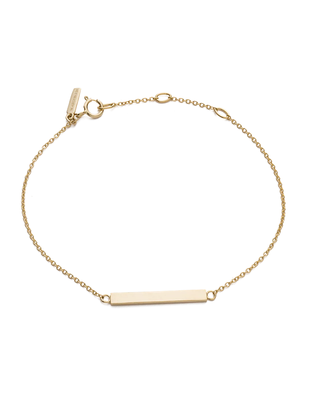 SENTIMENT BAR BRACELET (9K GOLD)