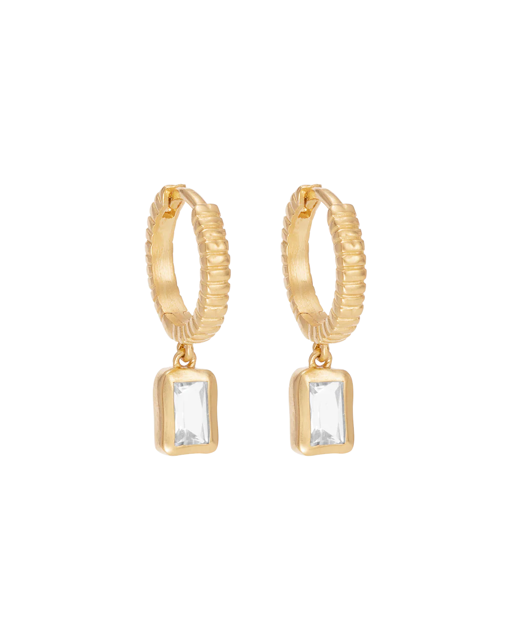 SIERRA HOOPS (18K GOLD PLATED)
