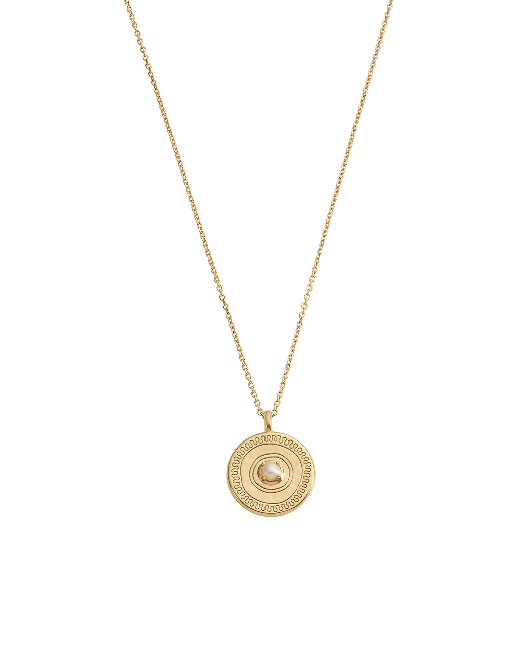 SOLACE COIN NECKLACE (18K GOLD VERMEIL)