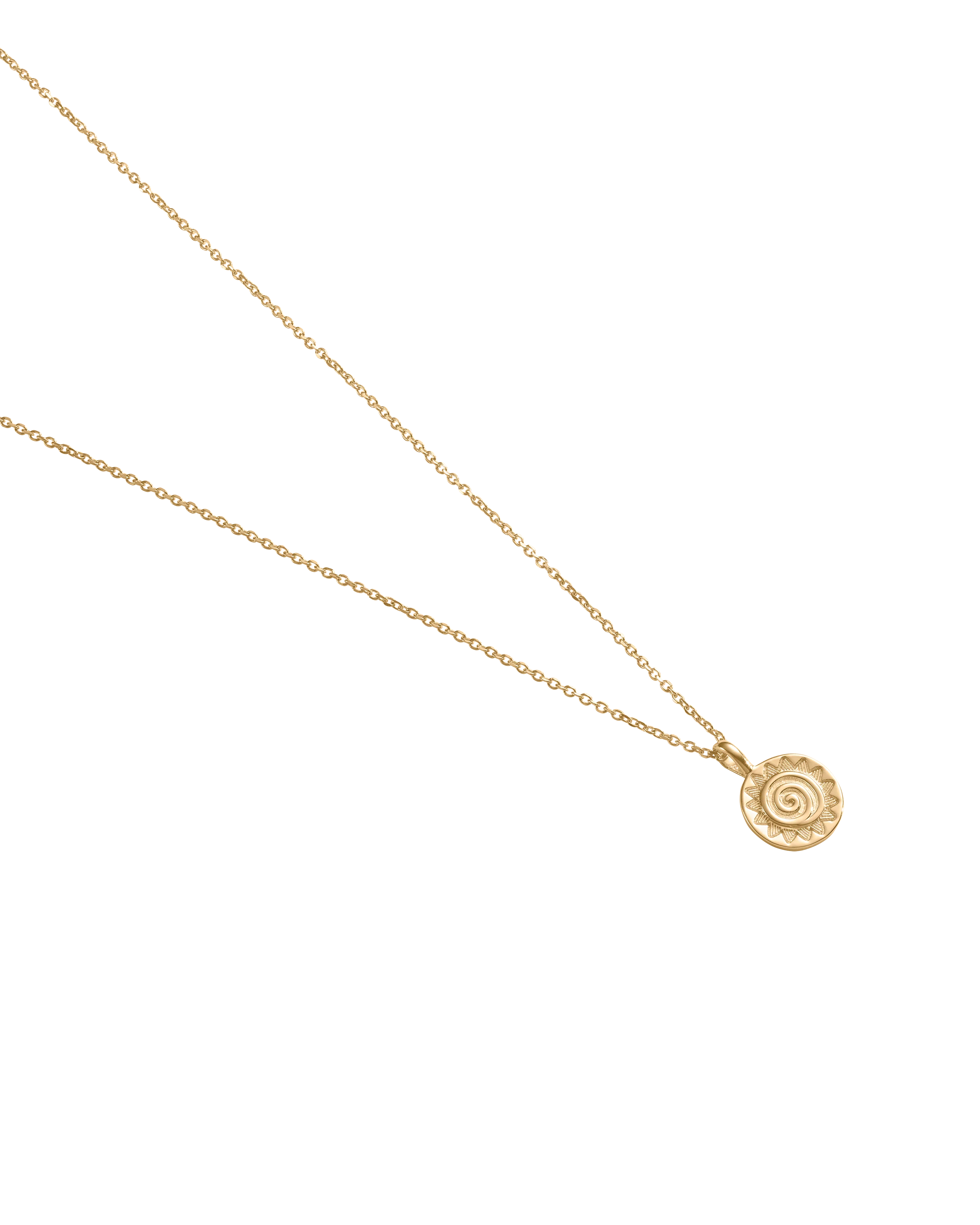 SOLARA COIN NECKLACE (18K GOLD VERMEIL) - Image 4