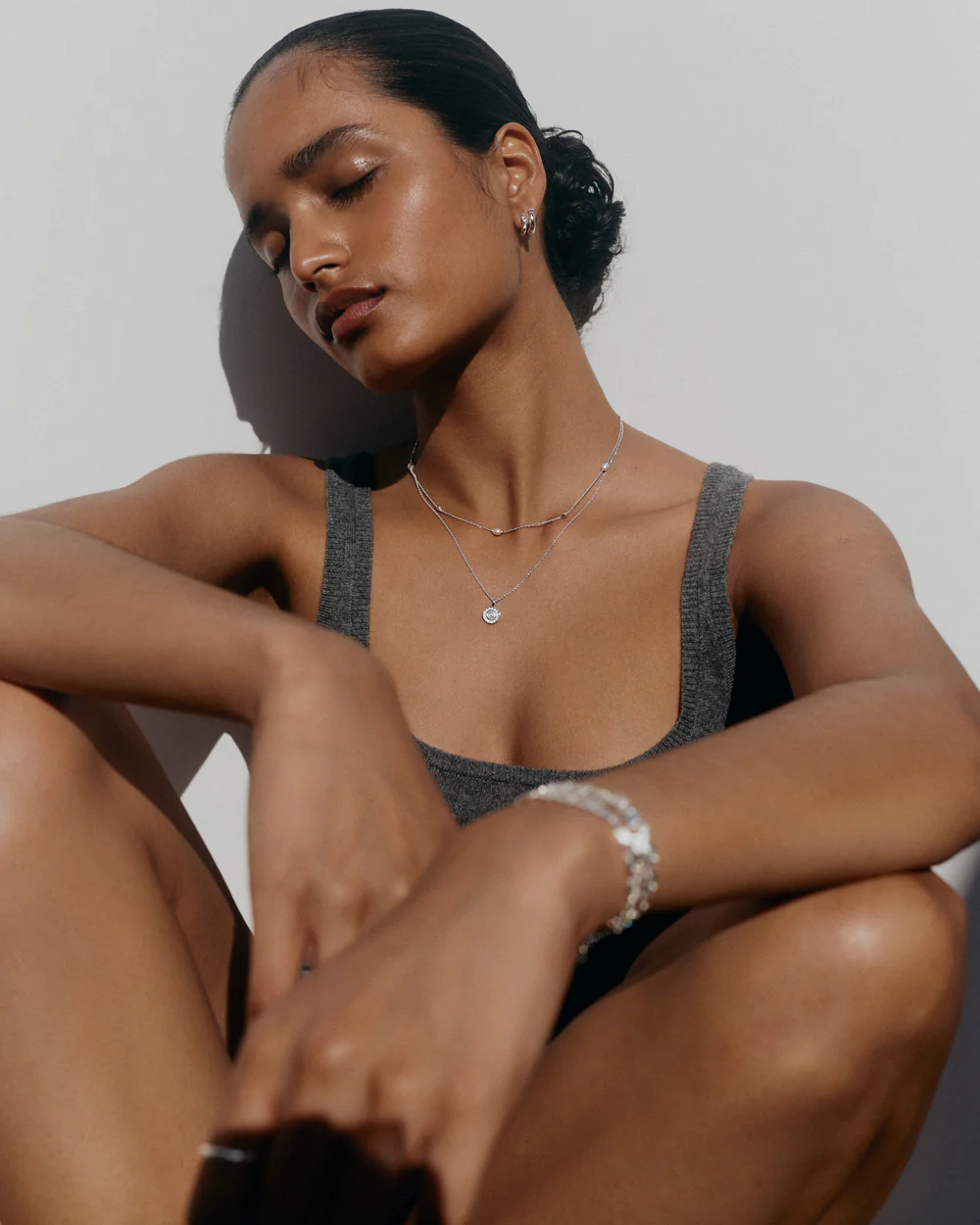SOLARA COIN NECKLACE (STERLING SILVER) - Image 5