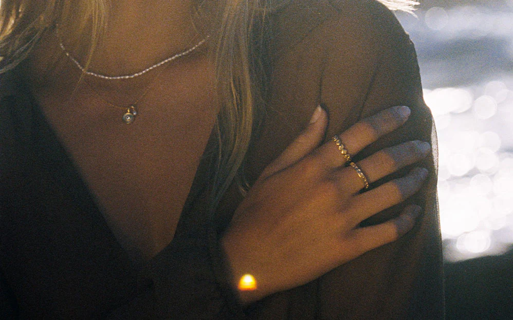 SOLSTICE PEARL NECKLACE (18K GOLD VERMEIL) - Image 5