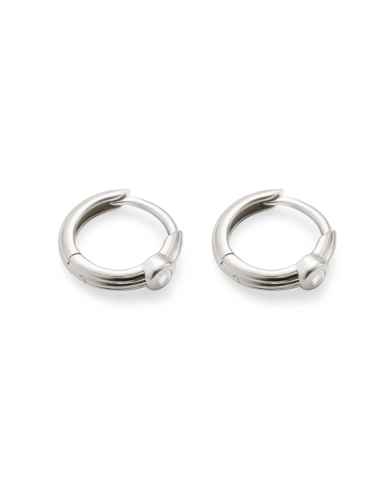 STILLNESS TOPAZ HUGGIES (STERLING SILVER) - Image 6