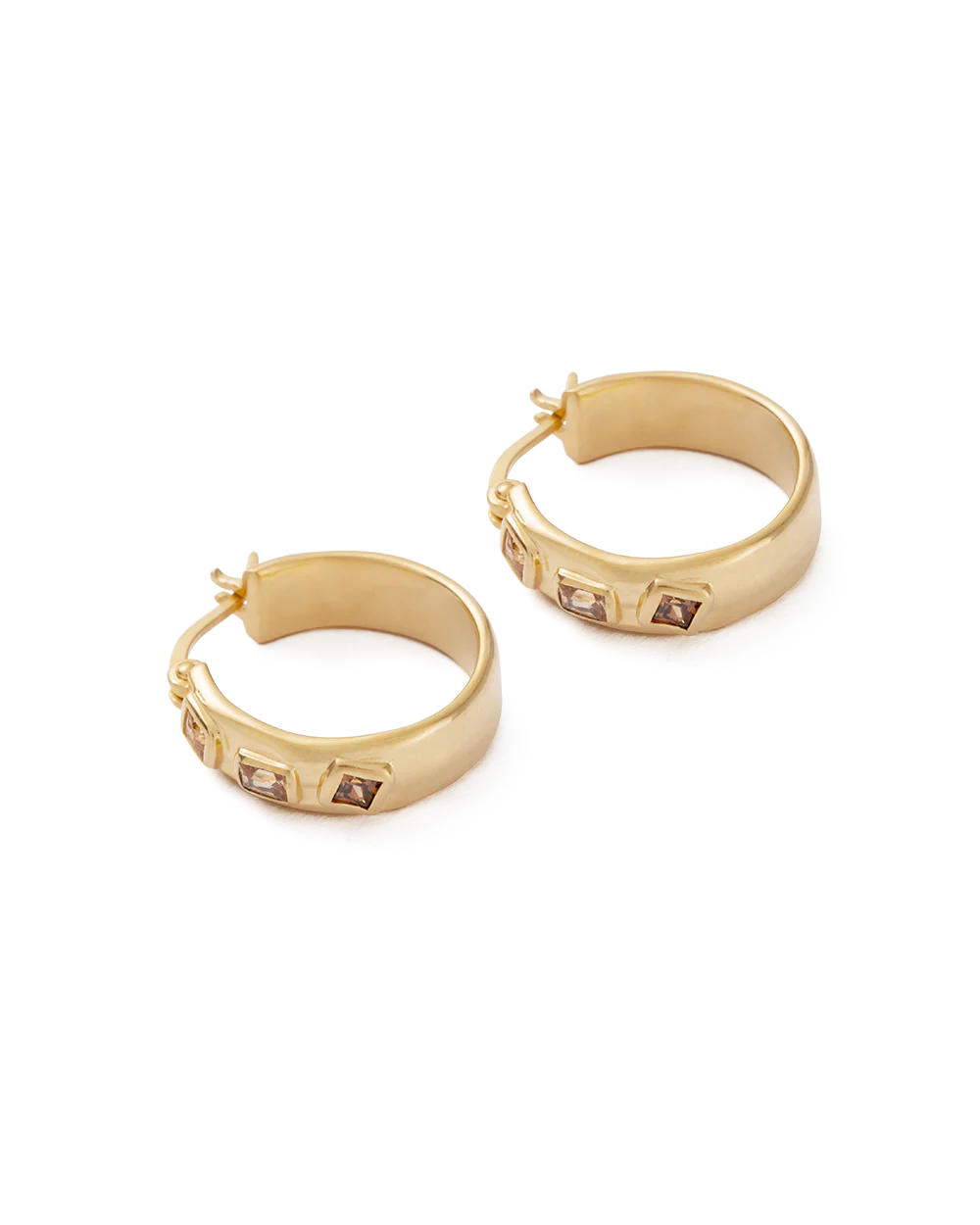 SUN DANCE HOOPS (18K GOLD PLATED) - Image 4