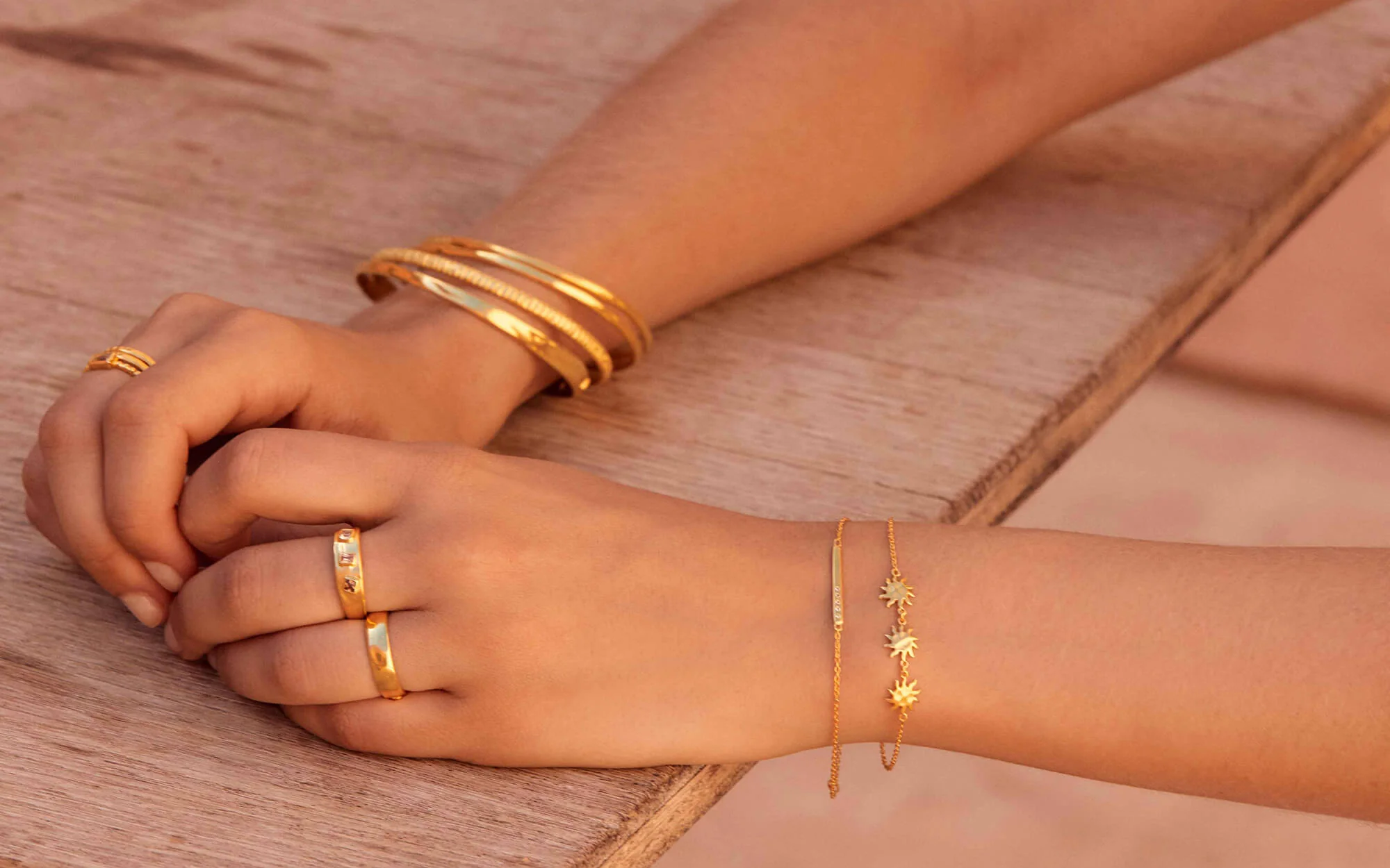 SUN DANCE RING (18K GOLD VERMEIL) - Image 5
