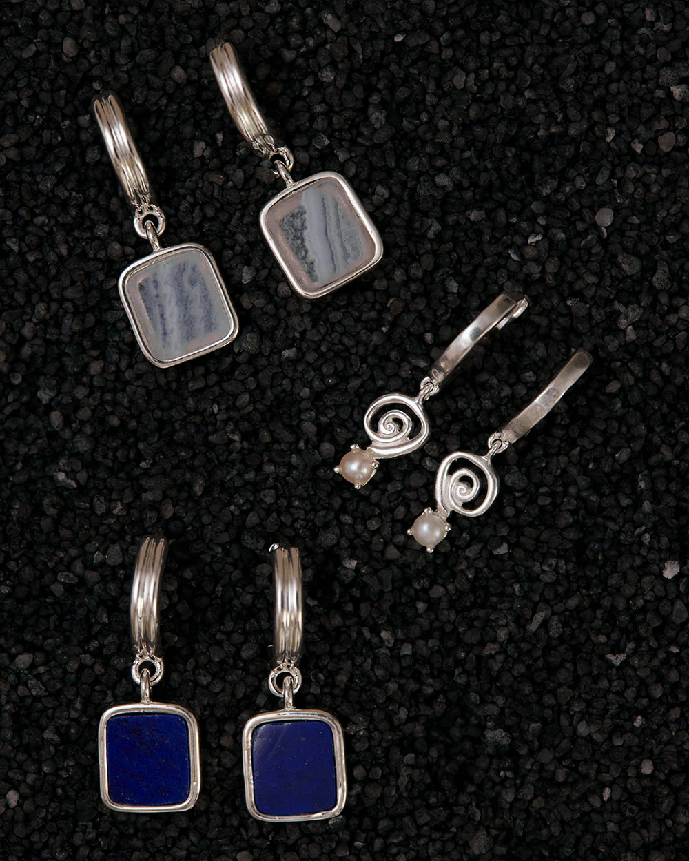 SWEET ESCAPE HOOPS (STERLING SILVER) - Image 2