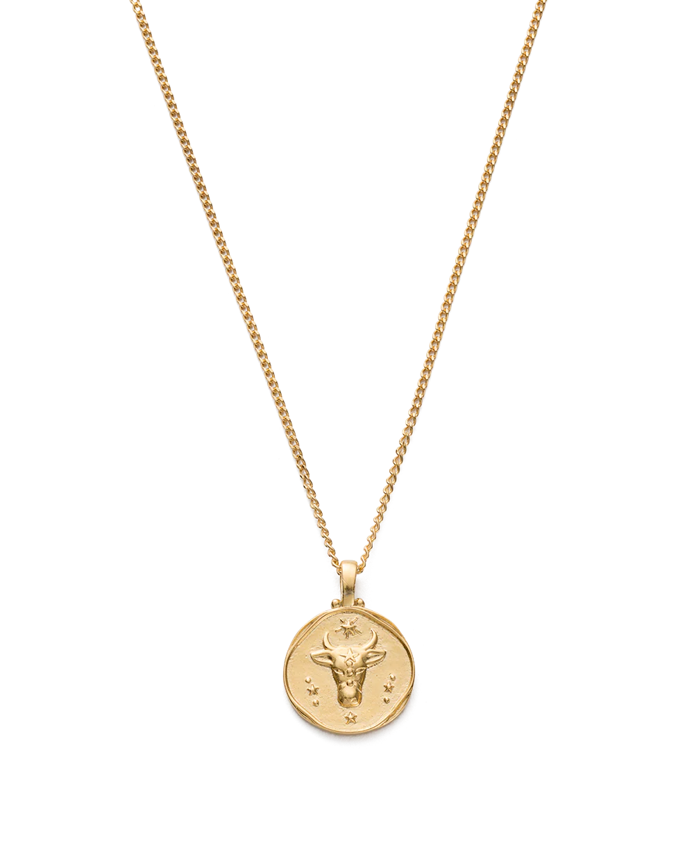 TAURUS ZODIAC NECKLACE (18K GOLD VERMEIL)