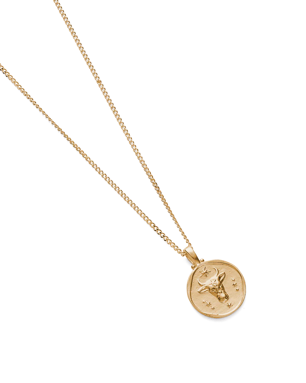 TAURUS ZODIAC NECKLACE (18K GOLD VERMEIL) - Image 4