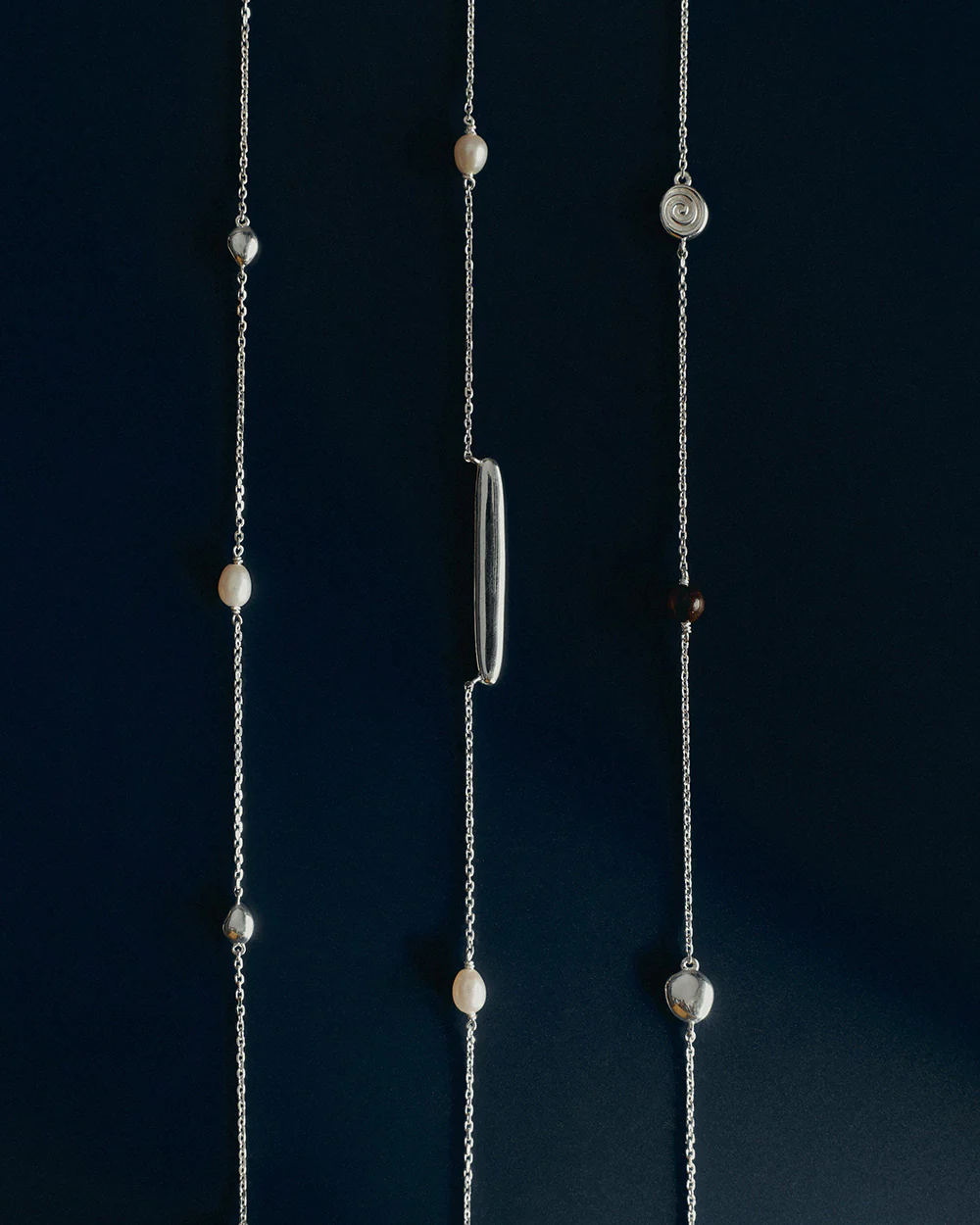 TEMPO TIGERS EYE NECKLACE (STERLING SILVER) - Image 4