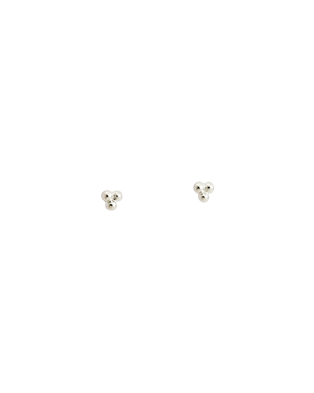 THREE DOT STUDS (STERLING SILVER)