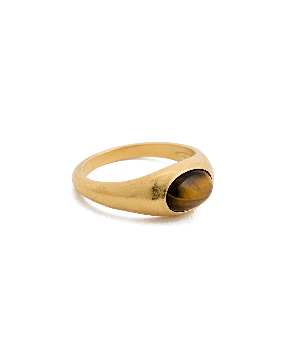 TIGERS EYE RING (18K GOLD VERMEIL) - Image 4