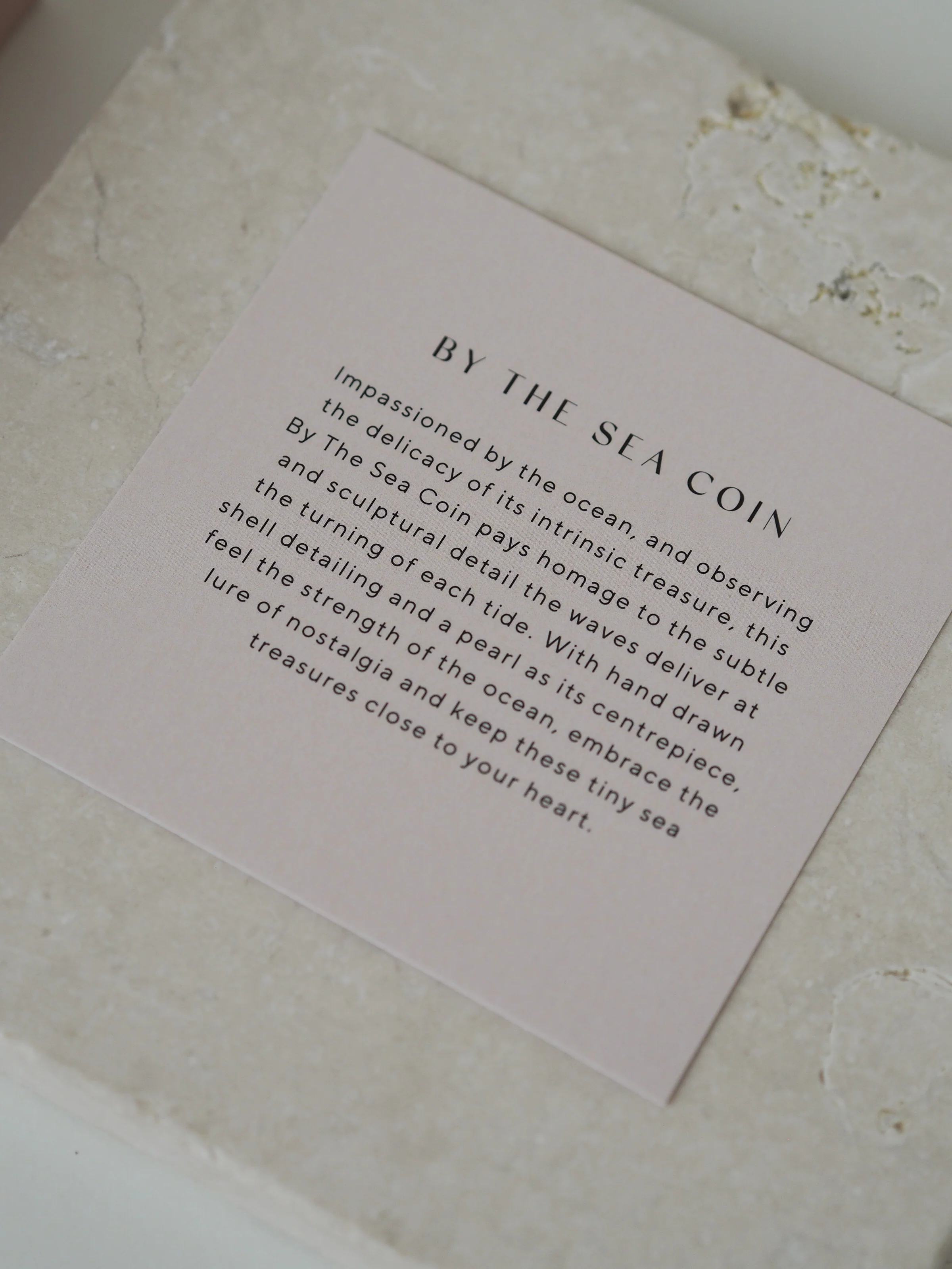 TINY BY THE SEA COIN (18K GOLD VERMEIL) - Image 5