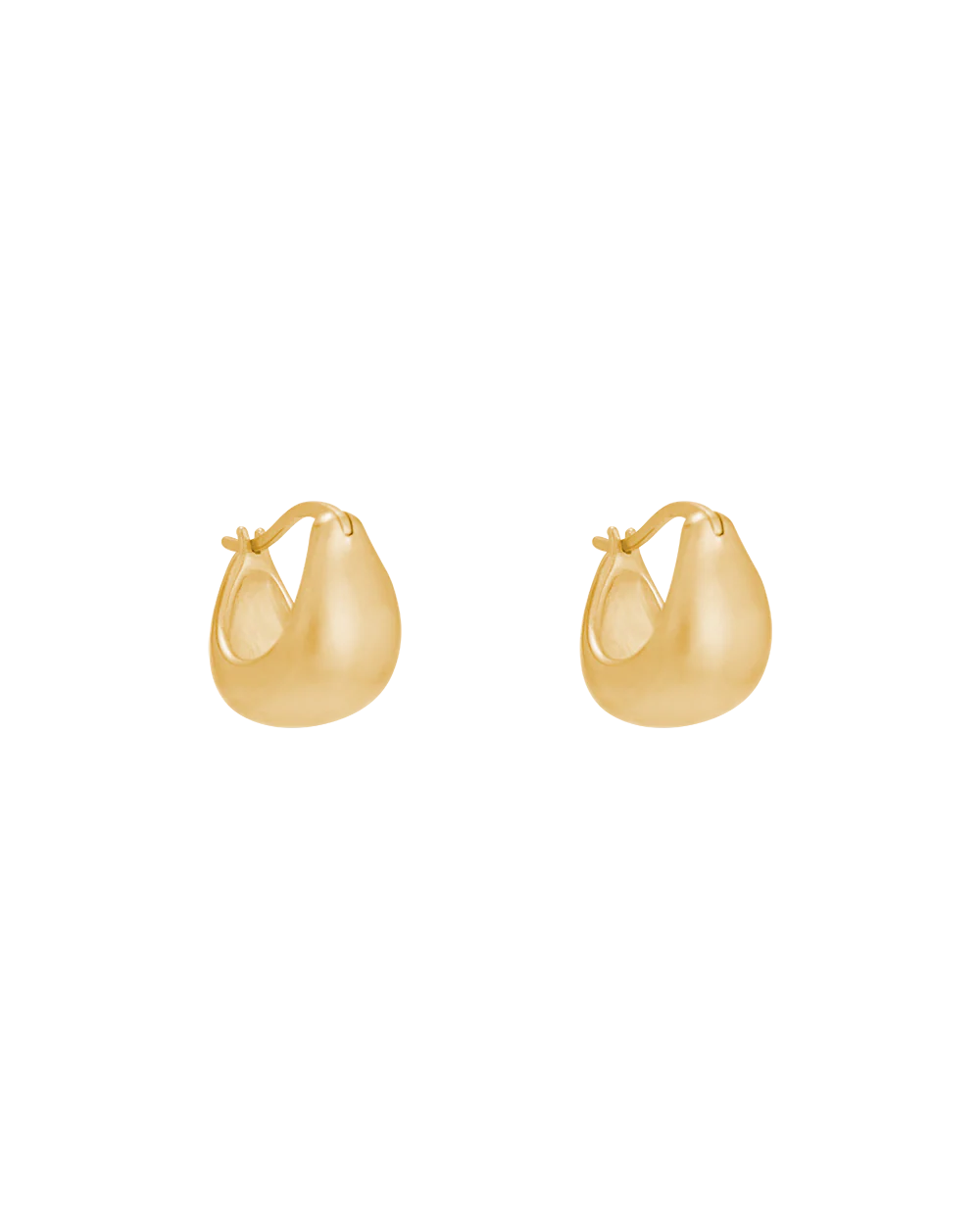 TRESOR HOOPS SMALL (18K GOLD PLATED)