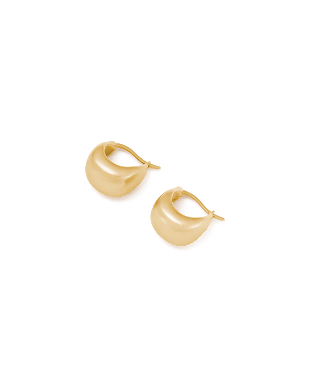 TRESOR HOOPS SMALL (18K GOLD PLATED) - Image 6