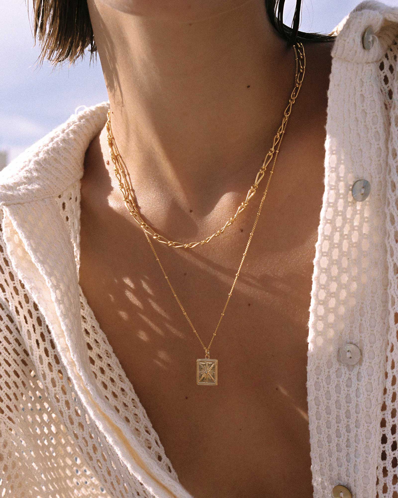 TRUE NORTH COIN NECKLACE (STERLING SILVER) - Image 3