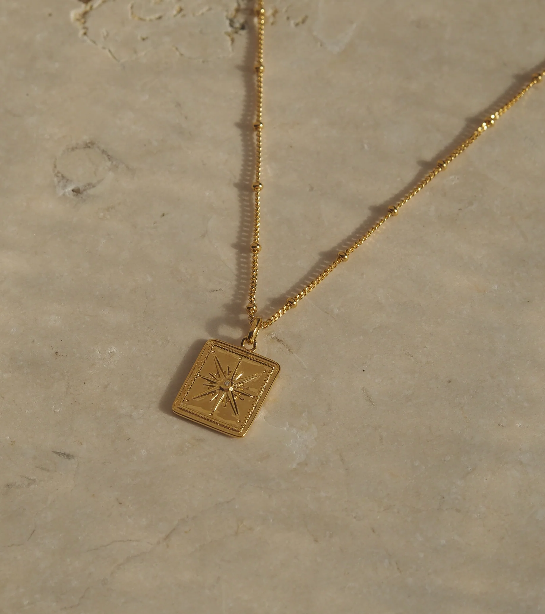 TRUE NORTH COIN NECKLACE (STERLING SILVER) - Image 4