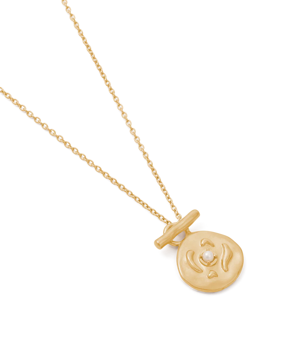 VACANZA COIN NECKLACE (18K GOLD VERMEIL) - Image 7
