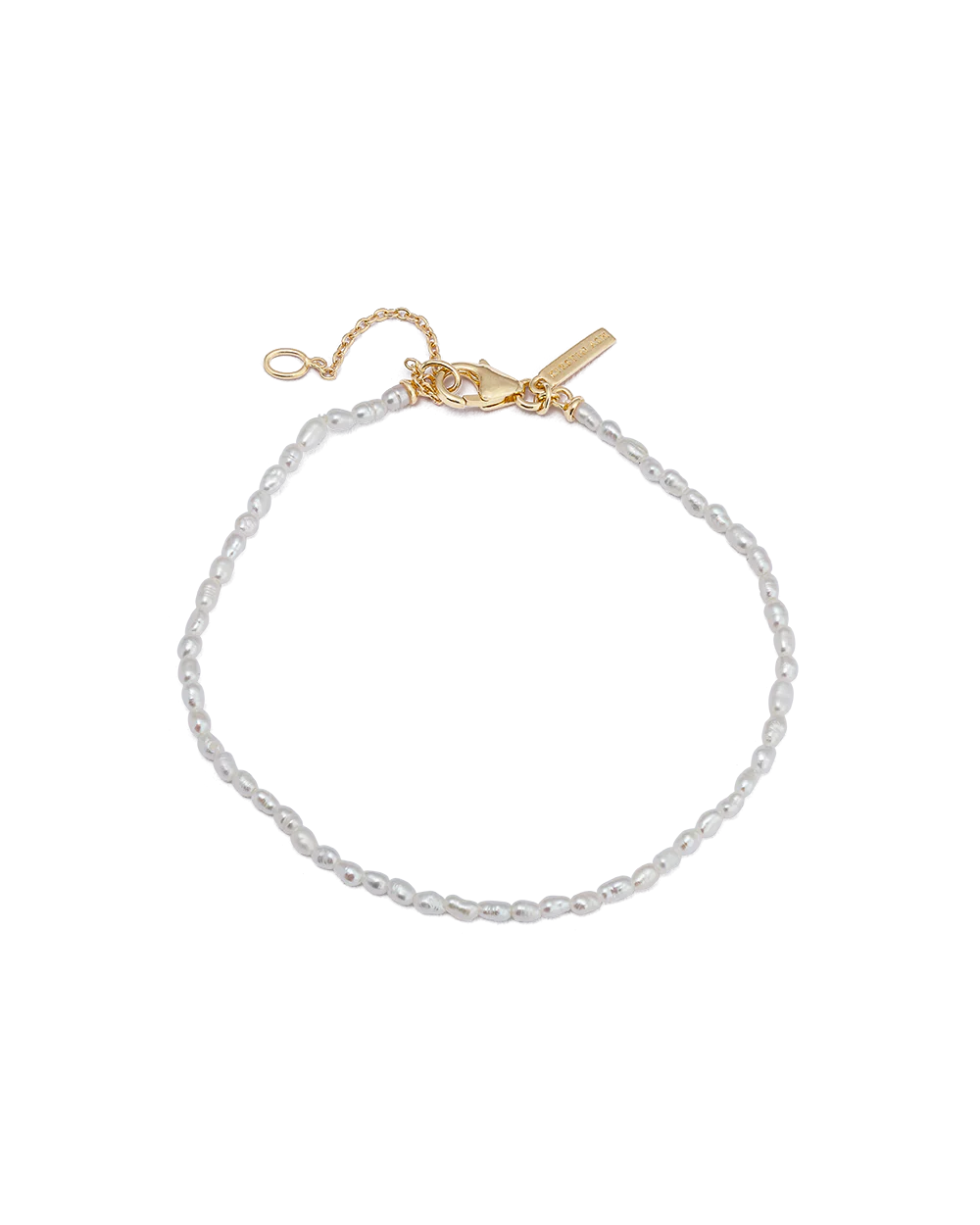 VACATION PEARL BRACELET (18K GOLD PLATED)