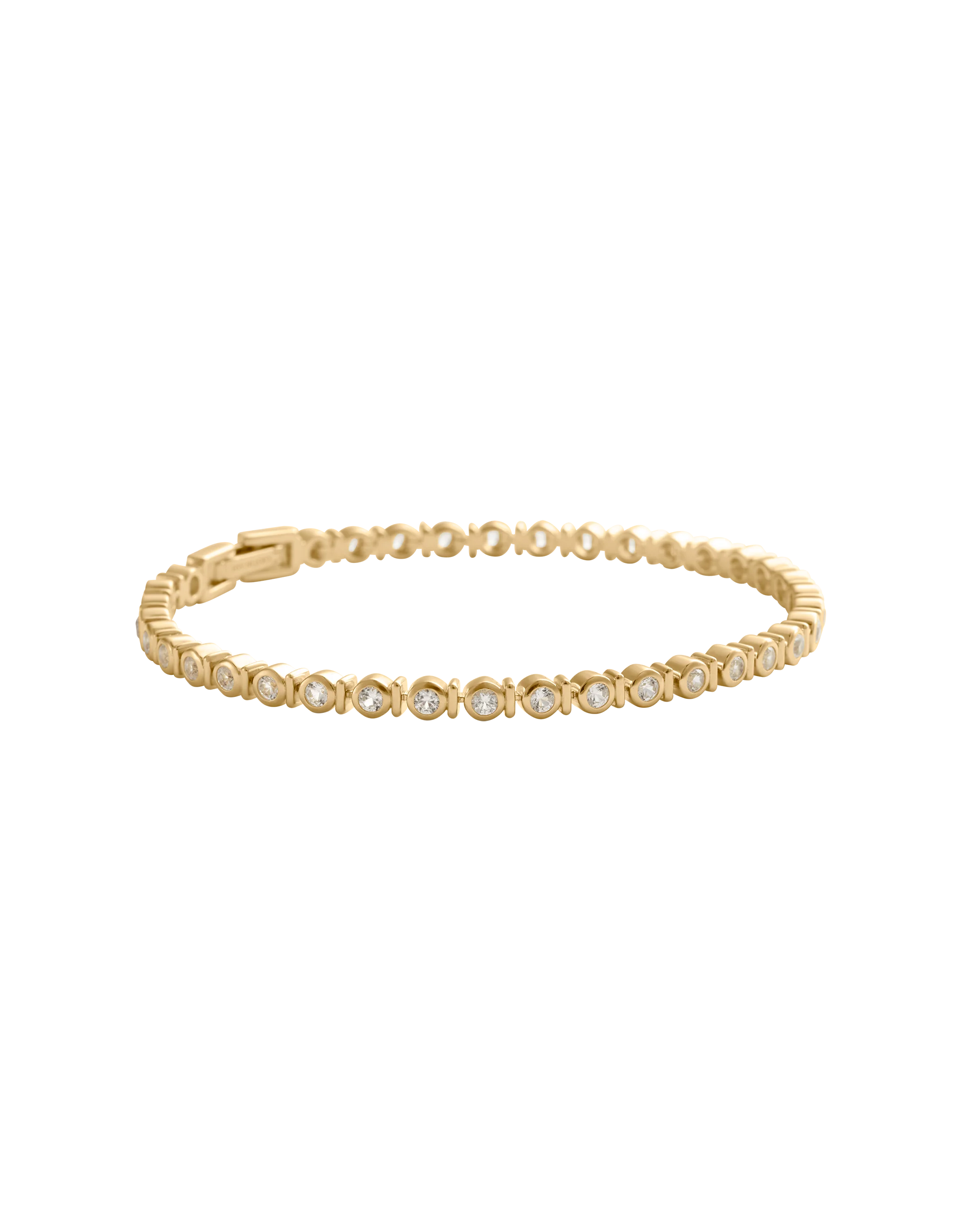 VALE TENNIS BRACELET (18K GOLD PLATED) - Image 3