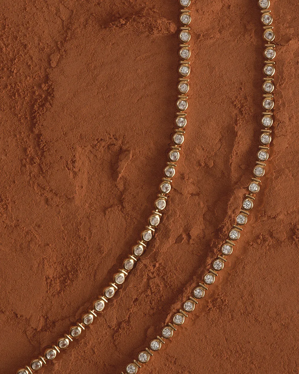 VALE TENNIS BRACELET (18K GOLD PLATED) - Image 4