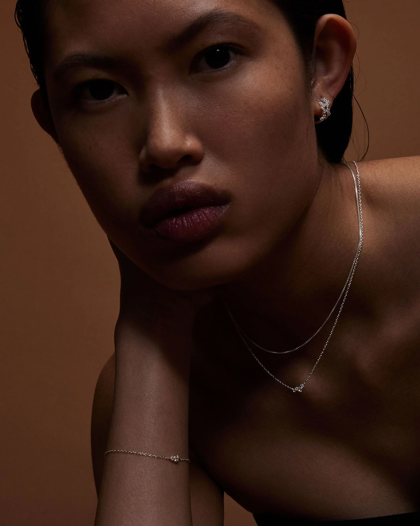 VALENCIA TOPAZ HOOPS (STERLING SILVER) - Image 6