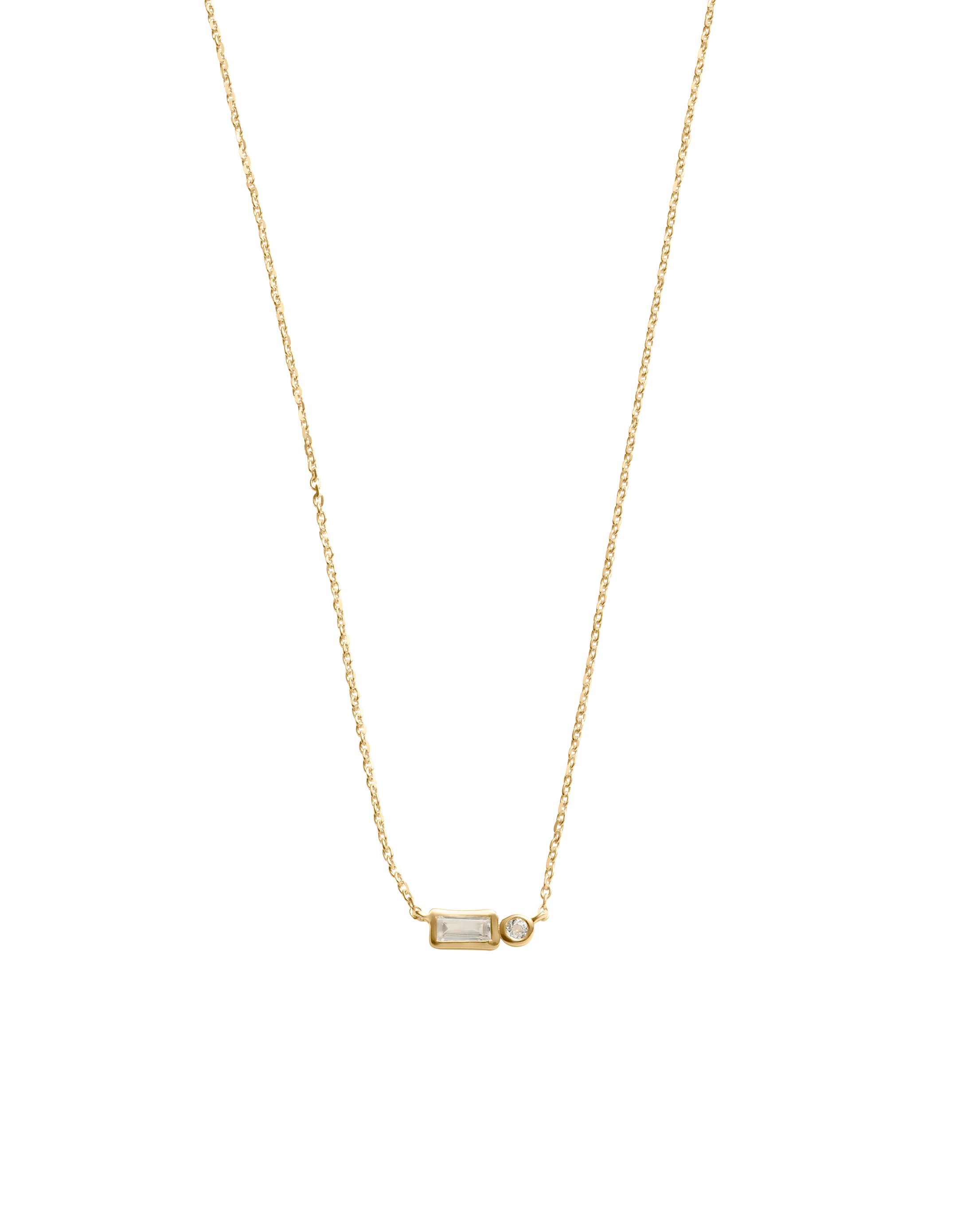 VANTAGE TOPAZ NECKLACE (18K GOLD VERMEIL)