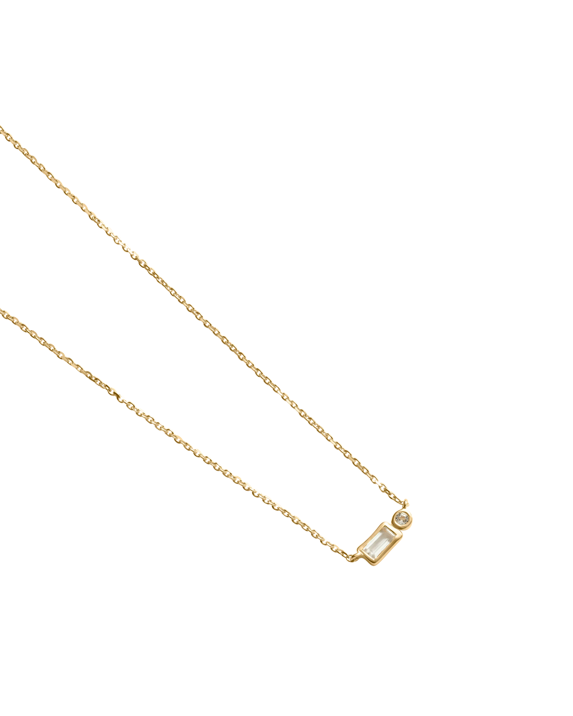 VANTAGE TOPAZ NECKLACE (18K GOLD VERMEIL) - Image 4