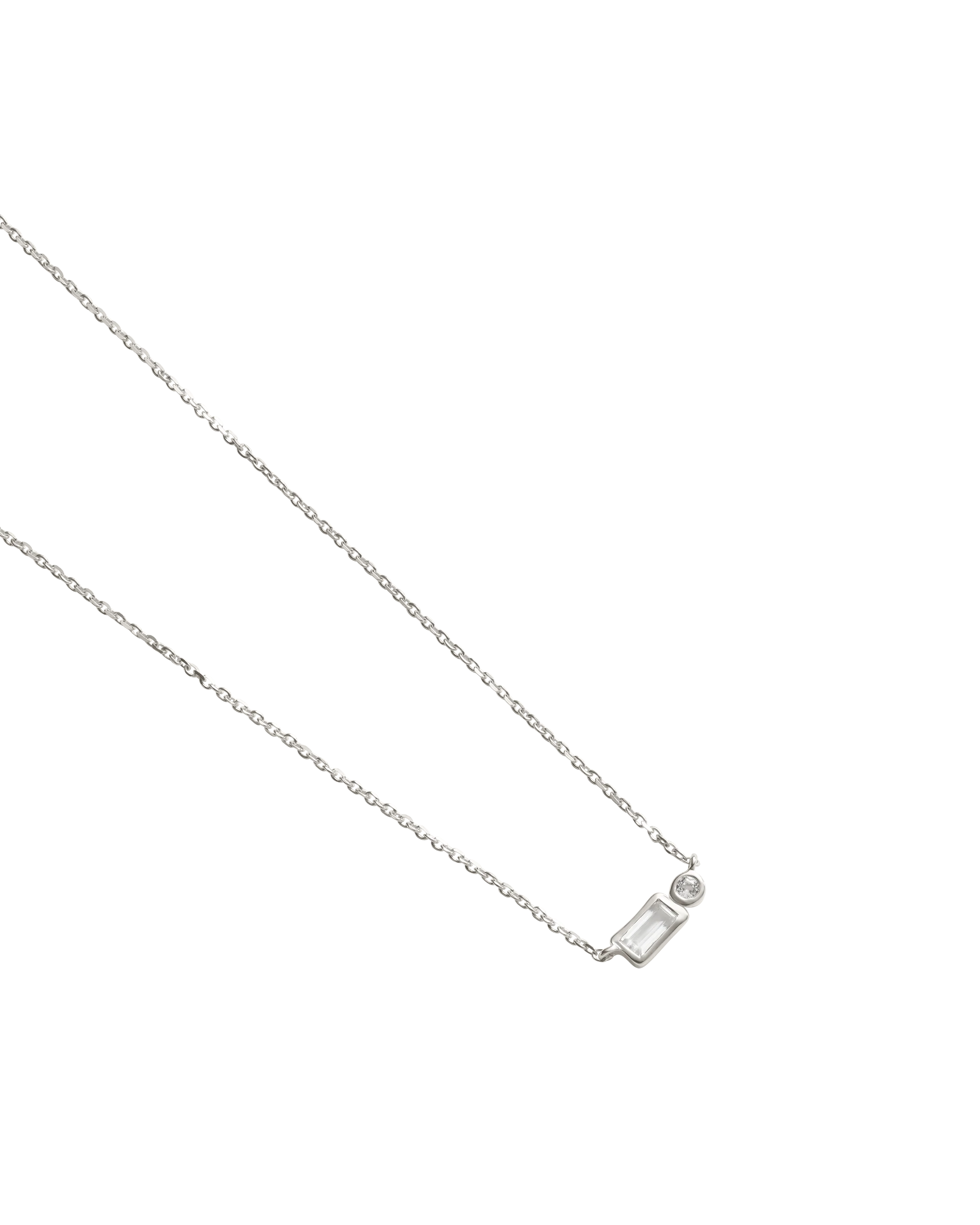 VANTAGE TOPAZ NECKLACE (STERLING SILVER) - Image 4