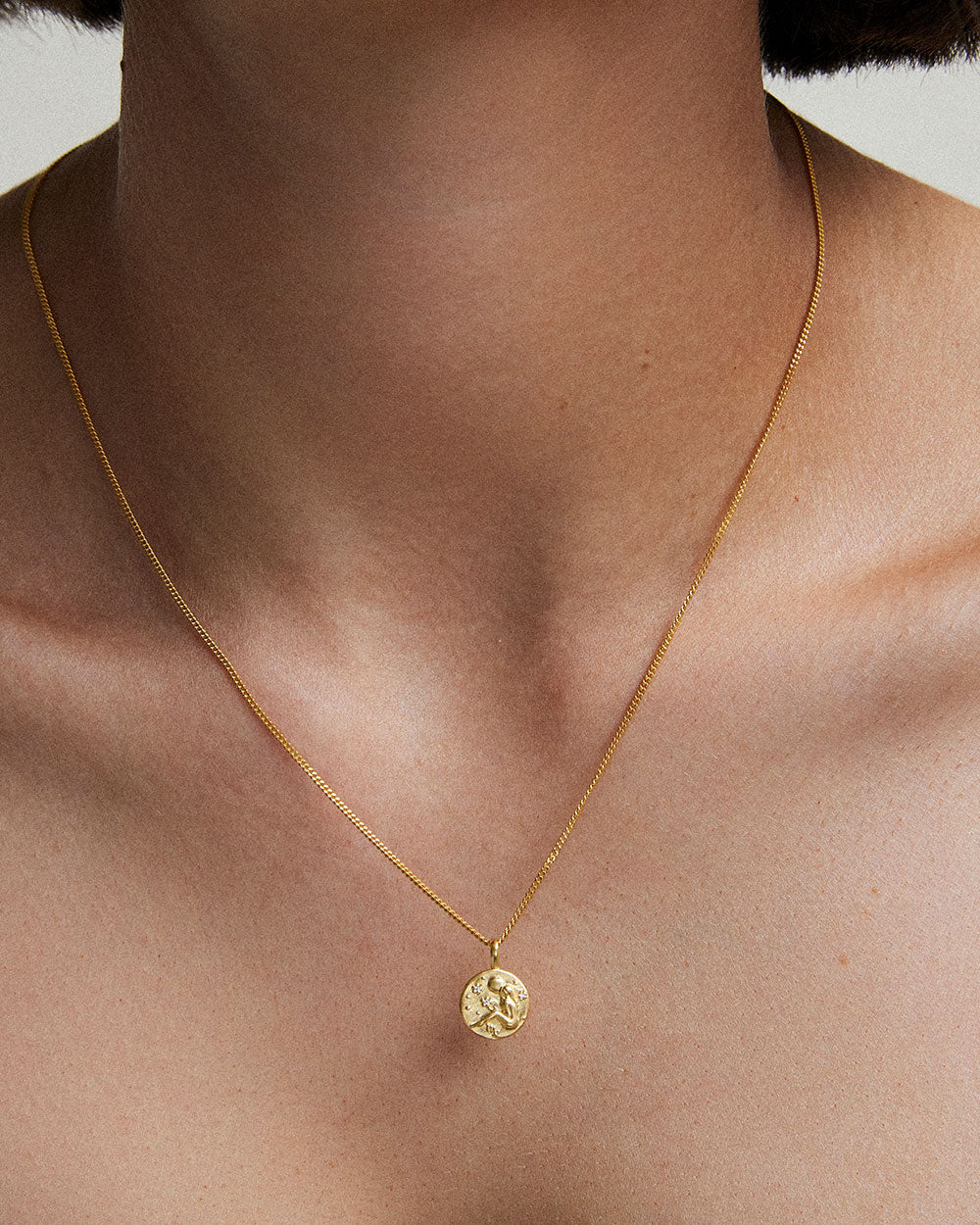 VIRGO PETITE ZODIAC (18K GOLD VERMEIL) - Image 3