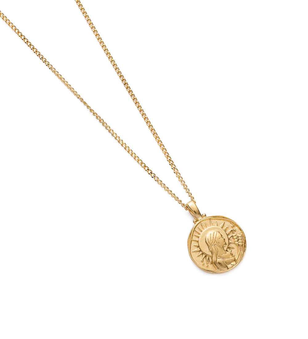 VIRGO ZODIAC NECKLACE (18K GOLD VERMEIL) - Image 4