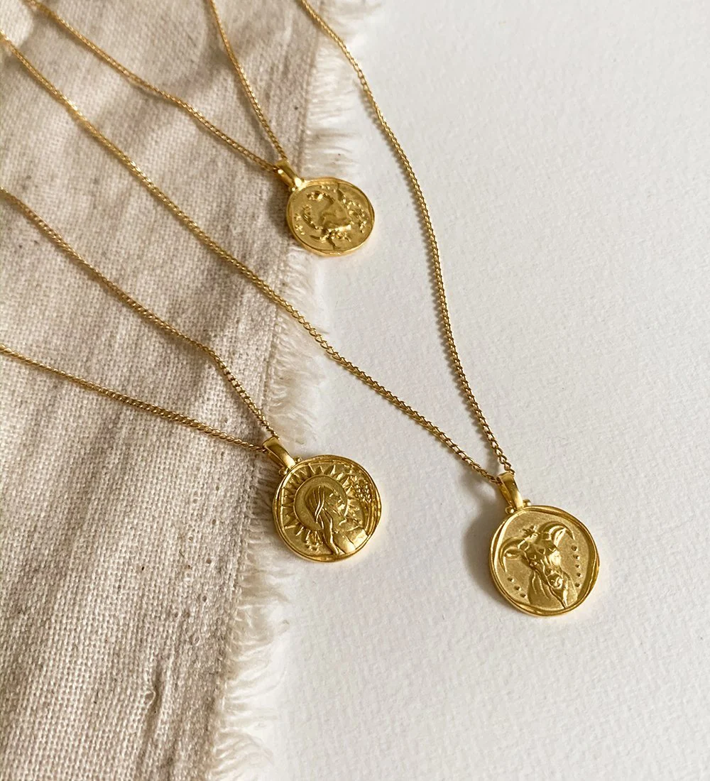 VIRGO ZODIAC NECKLACE (18K GOLD VERMEIL) - Image 6