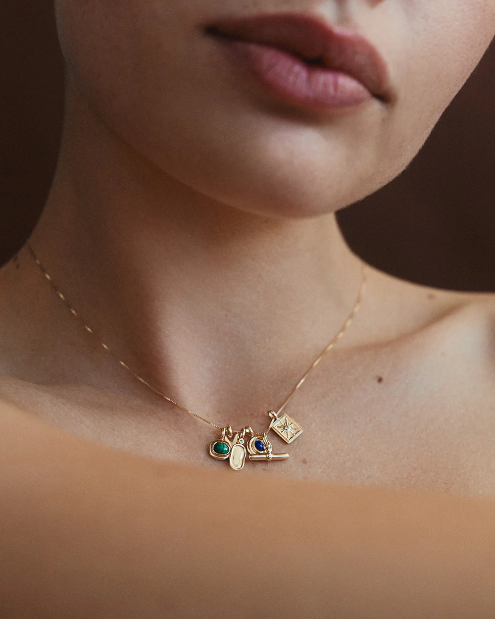 VOYAGER LAPIS CHARM (9K GOLD) - Image 3