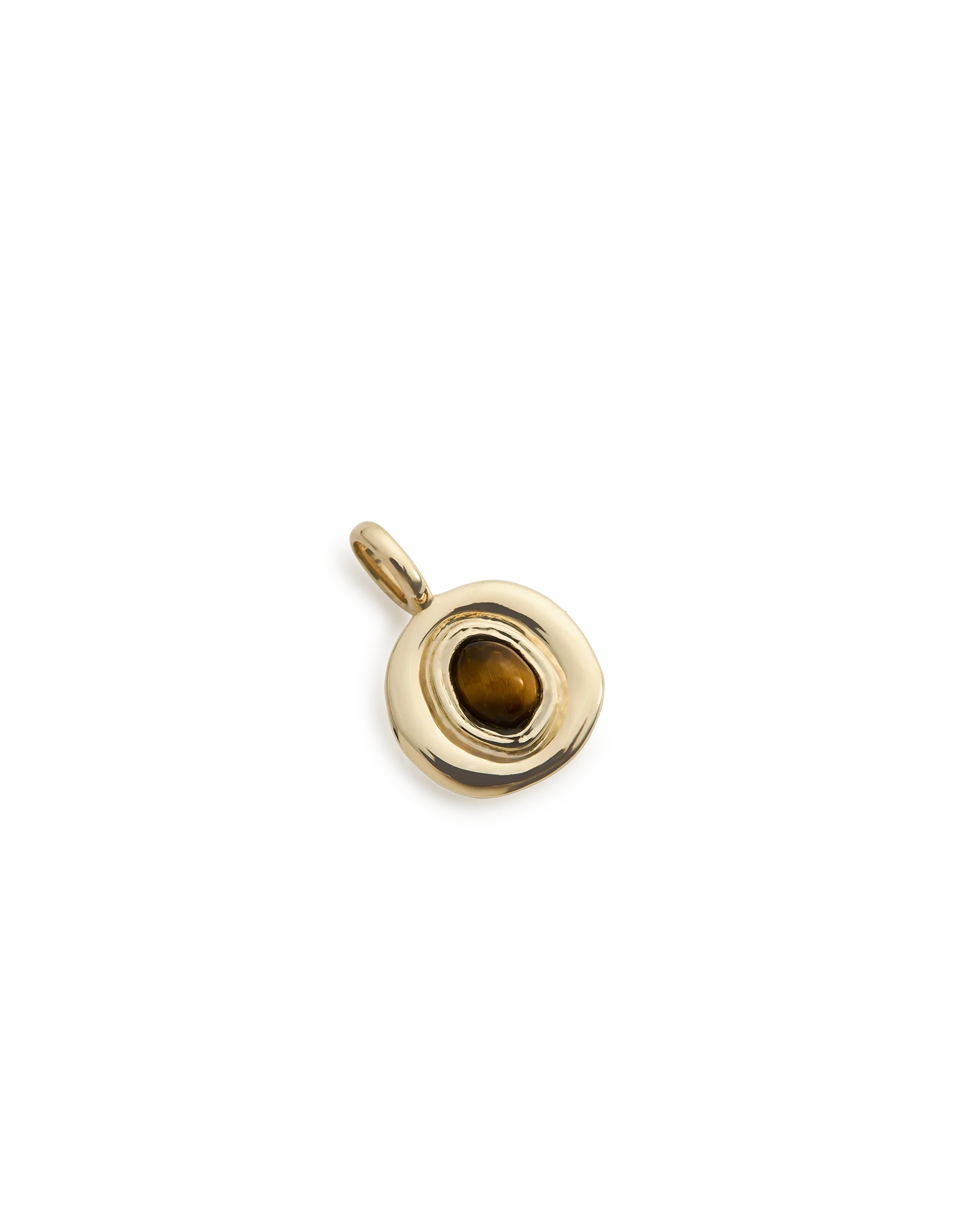 VOYAGER TIGERS EYE CHARM (9K GOLD) - Image 4