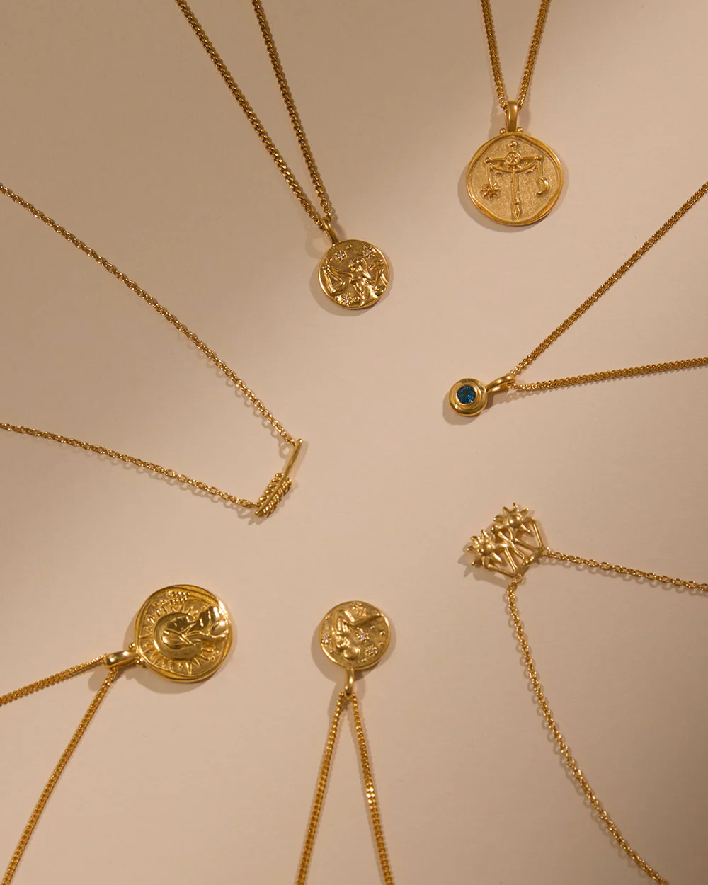 ZODIAC NECKLACE (18K GOLD VERMEIL) - Image 6